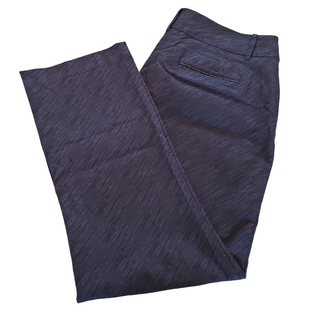 Margaret M Slimming Front Cropped Pants Navy/Black Women's Size 2X - Picture 7 of 10
